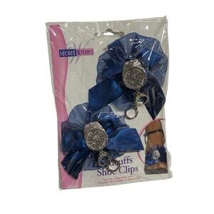 Secret Wishes badge and handcuffs shoe clips brand new in package never used!